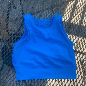 Blue lululemon tank top